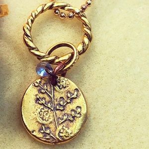 Gold Plated Pendant Necklace